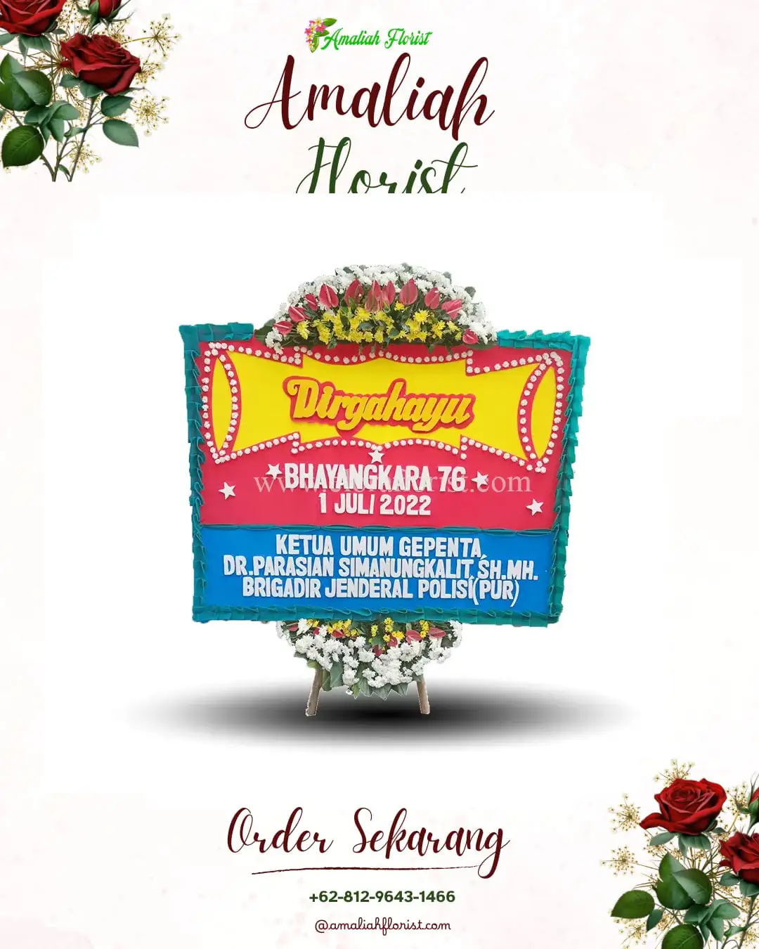 Papan Bunga HUT Ulang Tahun Sarolangun